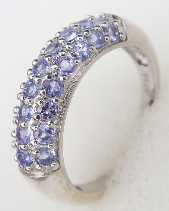 Tanzanite - Silver, Ring of Faith of Eternity - Elevation of the Soul - Ring