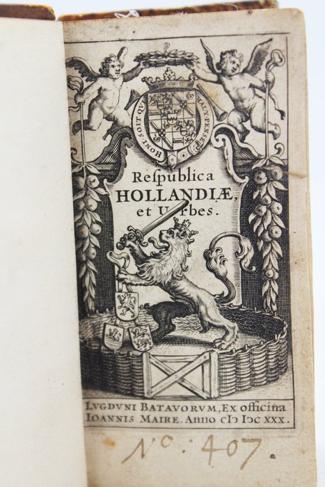 Collectif - Respublica Hollandiae Et Urbes - 1630