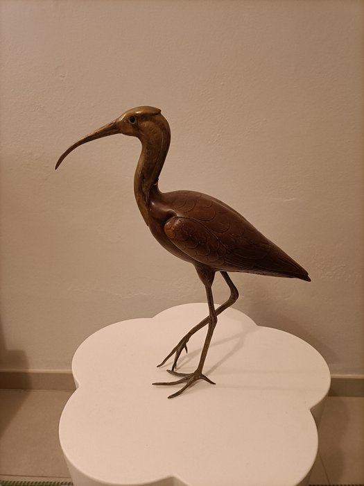 Elli Malevolti - Escultura, Ibis - 41 cm - Aleación, Resina