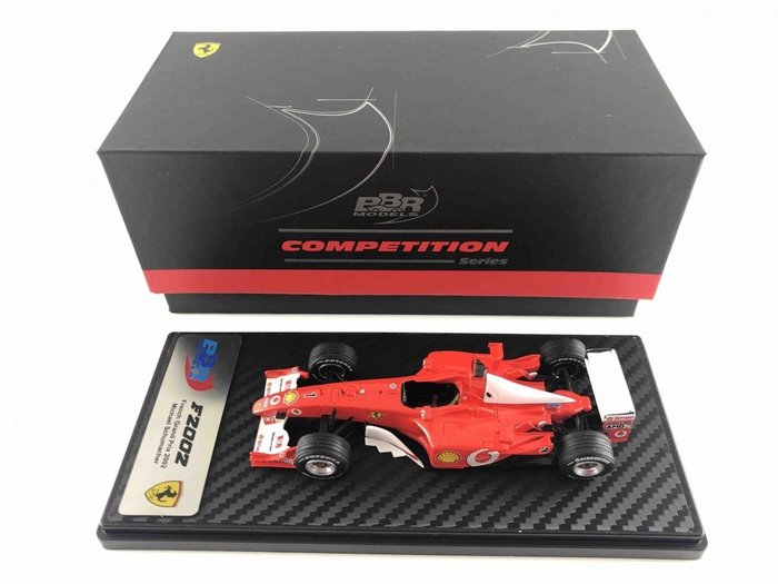 BBR 1:43 - 1 - Modellino di auto sportiva - Ferrari F1 F2002 #1 M. Schumacher French Gp 2002 - BBRCS002 - BBR Competition Series