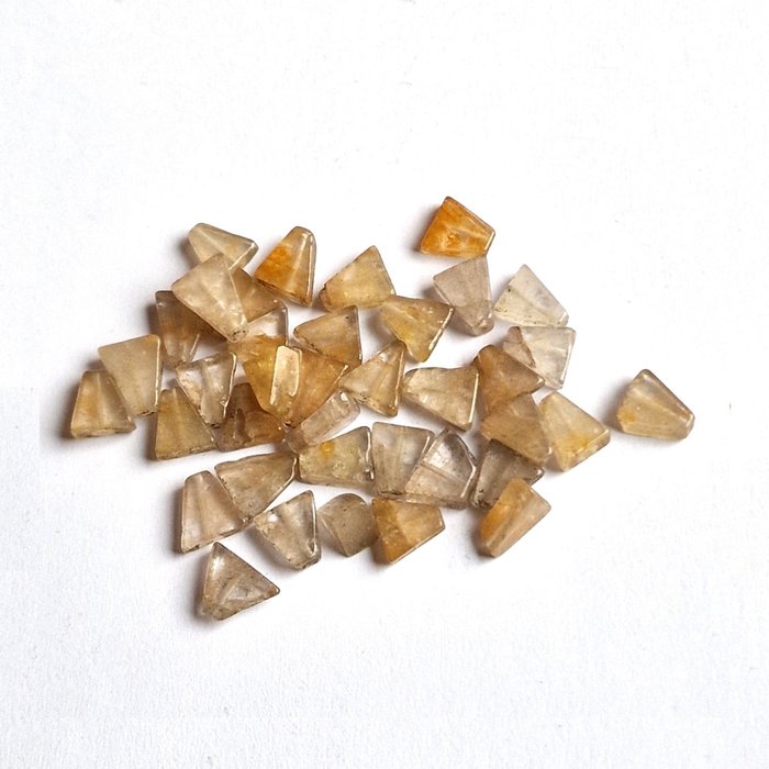 Chino-mongol o chino-siberiano Cristal de roca Collar De Cuentas - 10 mm  (Sin Precio de Reserva)