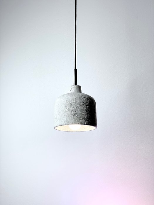 neo - Rodrigo Vairinhos - Hanging lamp - BELL_concrete - Ceramic, mineral concrete