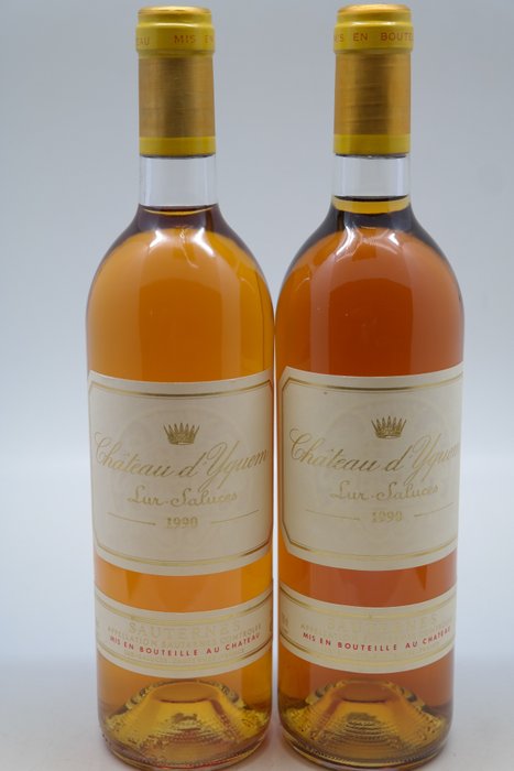 1990 Château d'Yquem - Sauternes 1er Cru Supérieur - 2 Flessen (0.75 liter)