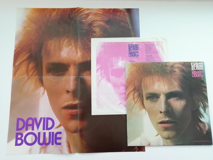 David Bowie - Space Oddity - UK 1972- Complete! - Album LP (article autonome) - Réédition - 1972