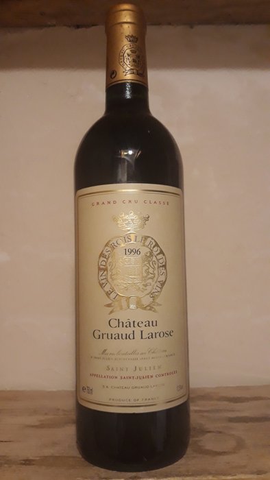 1996 Château Gruaud Larose - Bernard Taillan - Saint-Julien 2ème Grand Cru Classé - 1 Flasche (0,75Â l)
