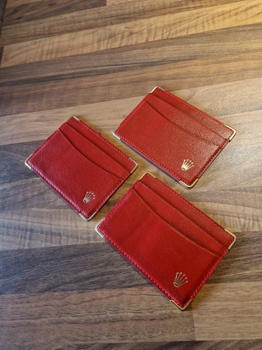 Rolex - Lot - 3 Pieces original Cardetuis Wallets
