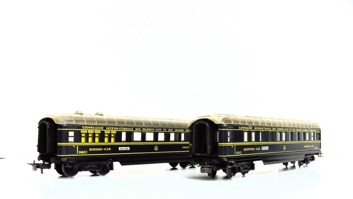 Märklin H0 - 4009.8-346 2J/4011.8-346 3J - Wagon de passagers pour trains miniatures (2) - Restaurant et voitures-lits - C.I.W.L.