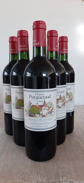 1999 Chateau Puygueraud - Cotes de Francs - 6 Flaske (0,75L)