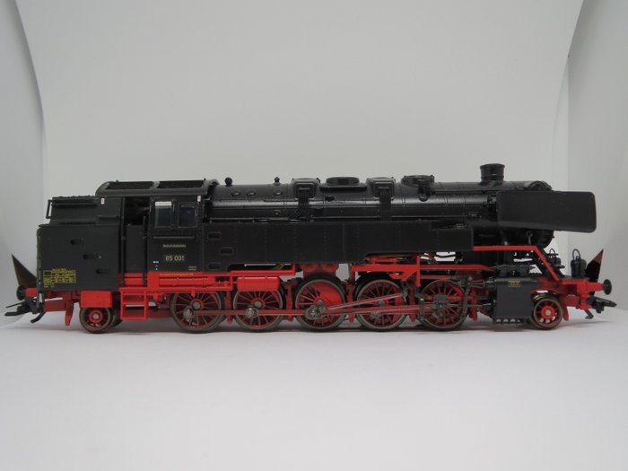 Märklin H0 - 37098-01 (uit set) - Tilhengervogn-lokomotiv (1) - BR 85 med røykgenerator - DB