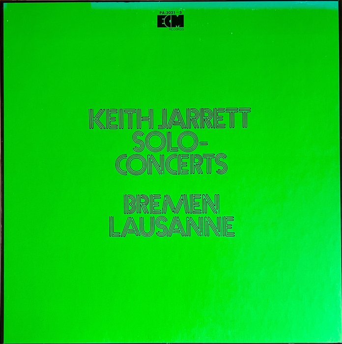 Keith Jarrett - Solo Concerts: Bremen / Lausanne (3 x LP BOXSET - 1ST JAPAN PRESS) - ECM RECORDS - Dreifach-LP (Album mit 3 LPs) - Erstpressung, Japanische Pressung - 1973