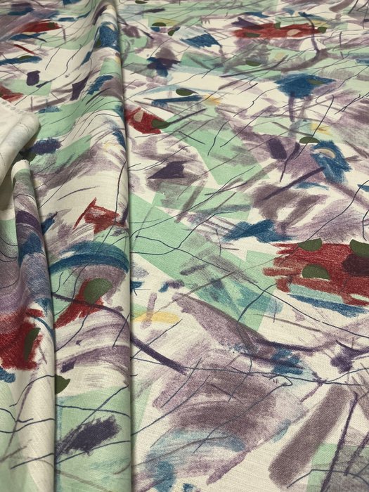 Minunata colectie de tesaturi in stil Pollock realizata in Italia -680cmx140cm - Textil