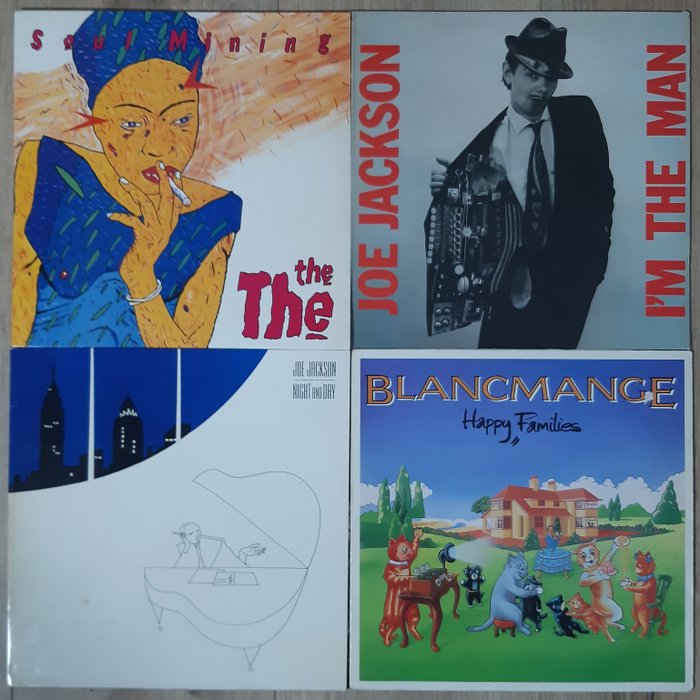 The The, Joe Jackson, Blancmange - Soul Mining / I'm The Man / Night And Day / Happy Families - Diverse Titel - LP - 1979
