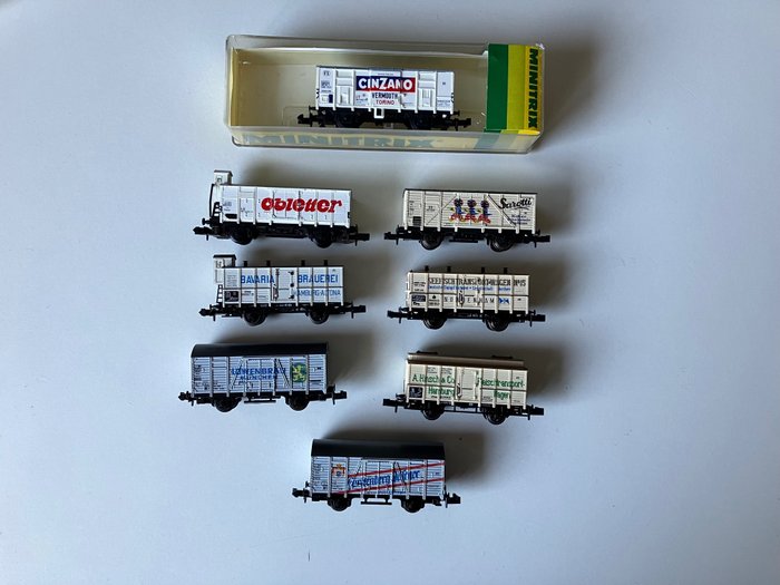 Fleischmann, Roco, Trix N - Vagón de tren de mercancías a escala (9) - varios - DB