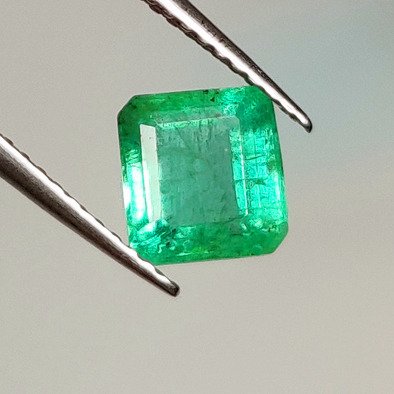 1 pcs Grün Smaragd - 1.58 ct