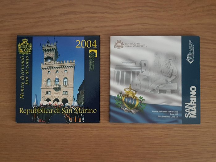 San Marino. Year Set (FDC) 2004/2012 (2 sets)