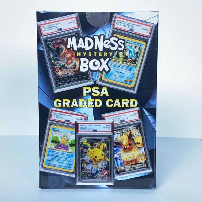 The Pokémon Company - Tajemnicze pudełko PSA Graded Card - Madness Mystery Box