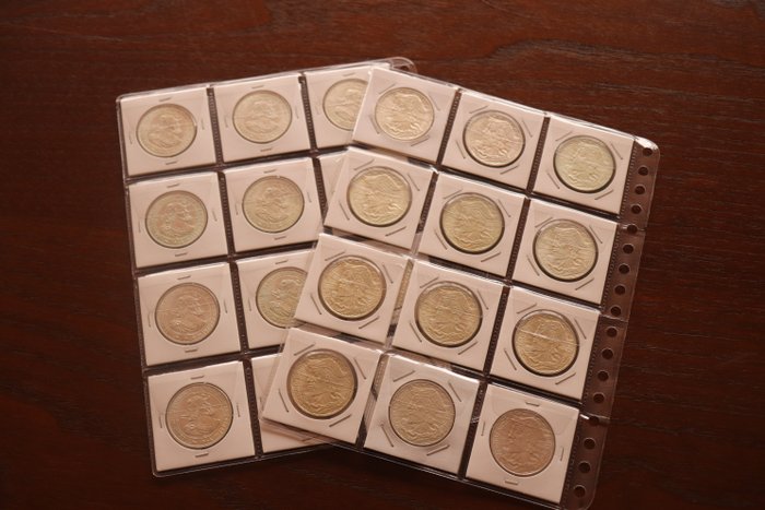 Portugal. Republic. 50 Escudos 1968/1969 (24 moedas)
