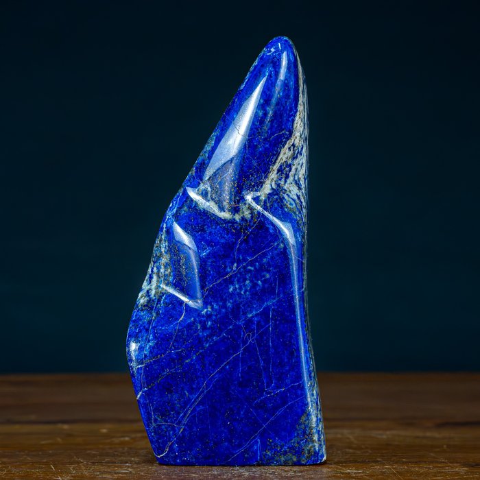 Piedra preciosa - Lapislázuli azul decorativo grande Escultura- 708.14 g