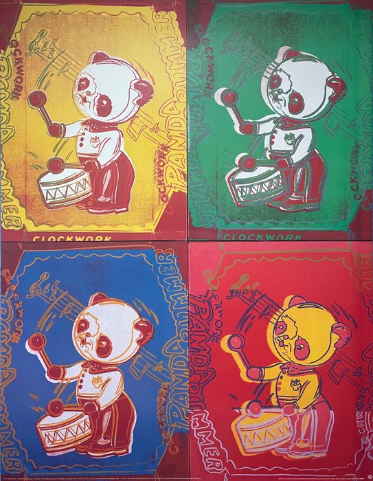 Andy Warhol (after) - Four Pandas (XL Size) - Te Neues licensed offset print