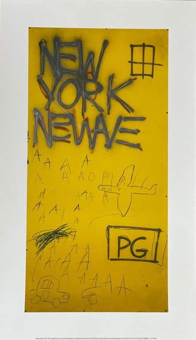 Jean-Michel Basquiat - after (1960-1988), Untitled (New York), 1981, Copyright Estate of Jean Michel Basquiat, Licensed by