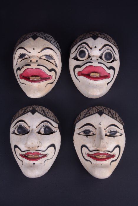 4 máscaras - Panakawan - Indonésia
