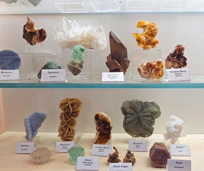 Colecție de minerale Alegerea colecționarilor- 3000 g - (24)