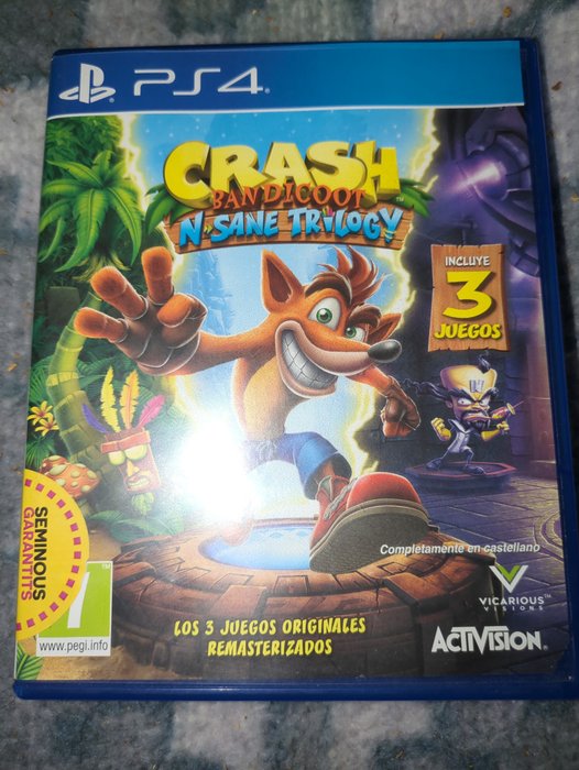 Sony - Crash Bandicoot N Sane Trilogy - Juegos ps4 - Videopeli (5) - Alkuperäispakkauksessa