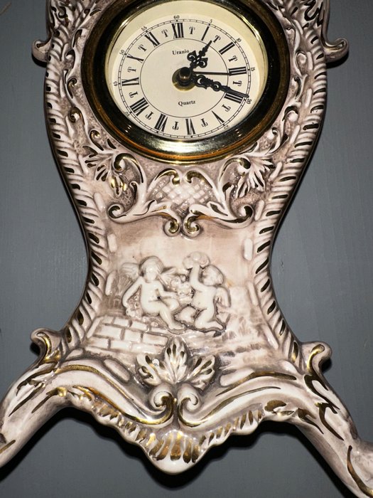 时钟 - 台钟 - Urania - 巴洛克风格 - 瓷 - 1920-1930