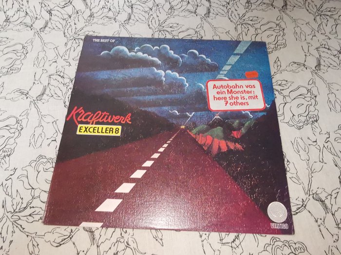 Kraftwerk - Exceller 8 - Disque vinyle unique - Stéréo, Premier pressage au Royaume-Uni - 1975