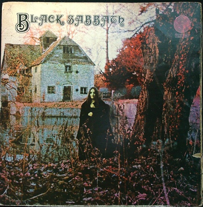 Black Sabbath (Holland 1970 1st pressing SWIRL LP) - Black Sabbath (Hard Rock, Blues Rock) - LP-album (frittstående element) - 1st Pressing, Vertigo Swirl-etiketter - 1970