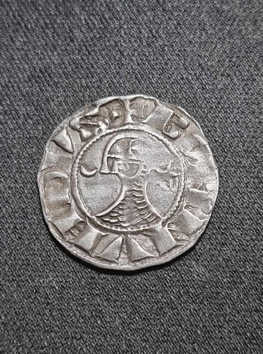 十字軍。安提阿公國. Bohemond III. Denier 1163-1201 AD  (沒有保留價)