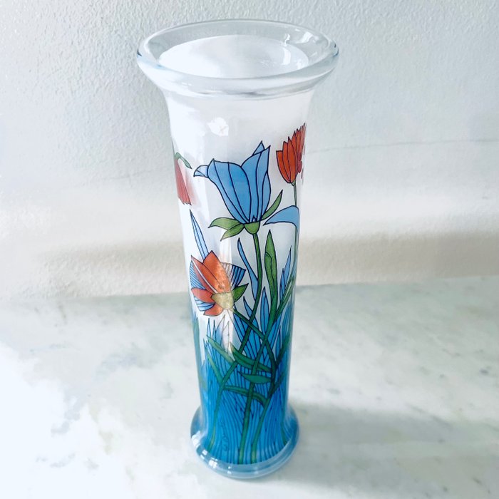 Rosenthal - Wolf BAUER - Vase -  Blume  - Glas