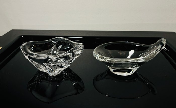 Daum Frères - 花瓶 (2)  - 水晶