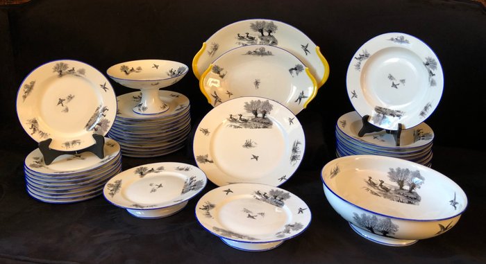 Limoges  Raynaud & Cie - Table service for 12 (40) - Limoges porcelain