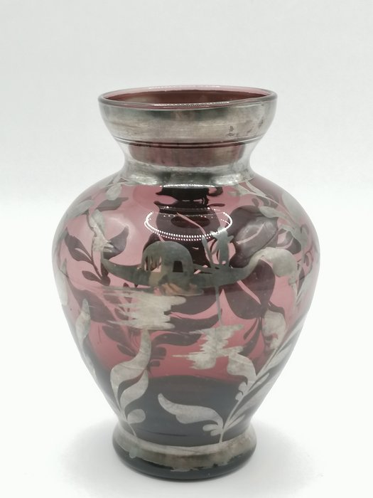 Vase  - Farvet glas
