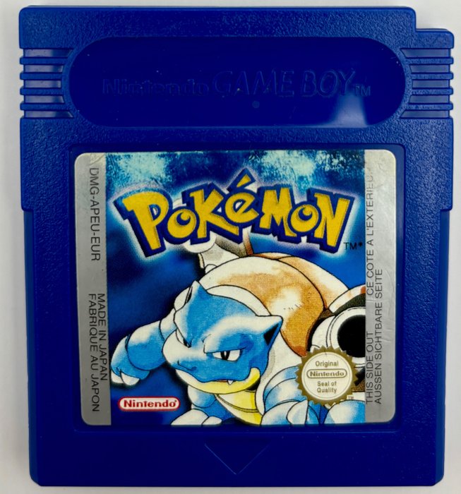 Nintendo - Gameboy Classic - Pokémon Blue - Videospielmodul