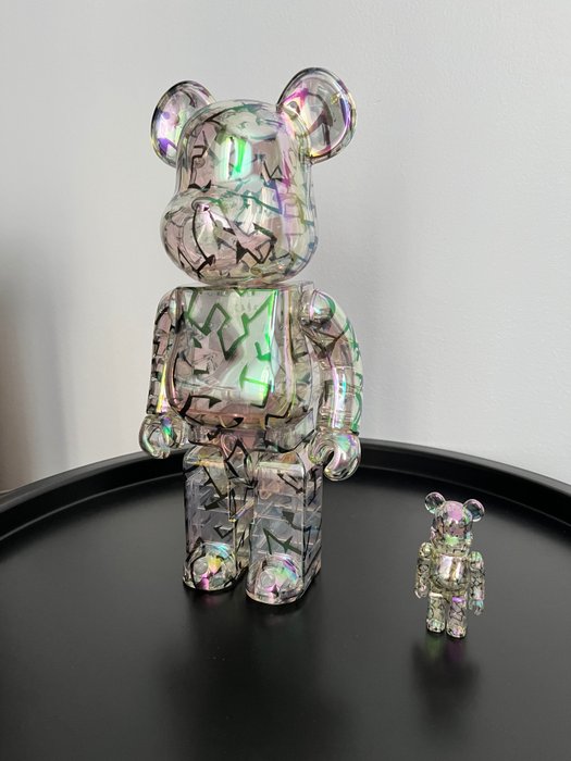 Medicom Toy - Jimmy Choo x Eric Haze - Figurine - Be@rbrick x Jimmy Choo x Eric Haze 400% + 100% -  (1) - Plastik