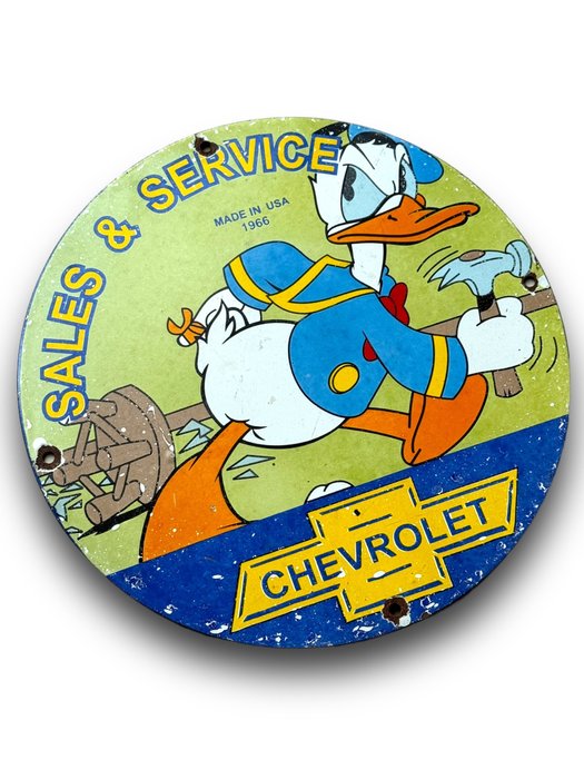 Chevrolet - Emaille plaat - Emaille