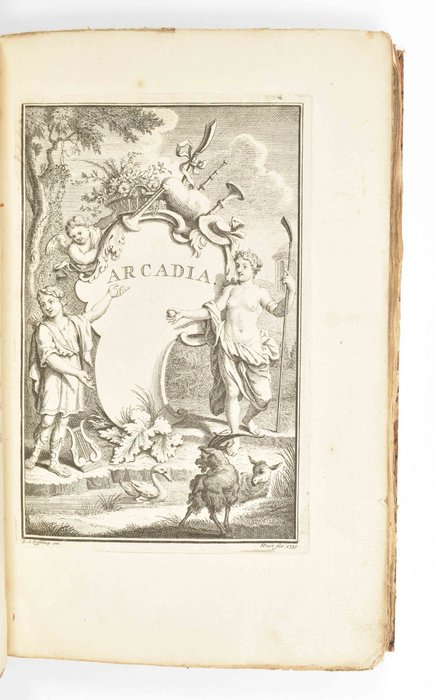 Kornelis Elzevier - Arkadia, of vermakelyke uitspanningen - 1739