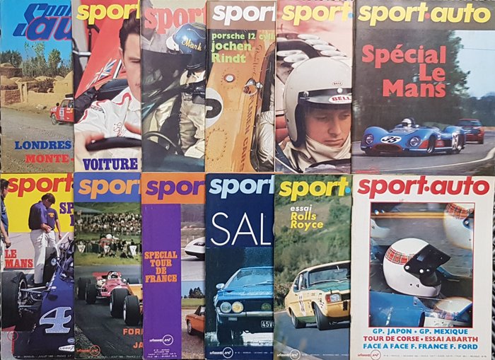 Sport-Auto Année complète (12 N°s) - 1969