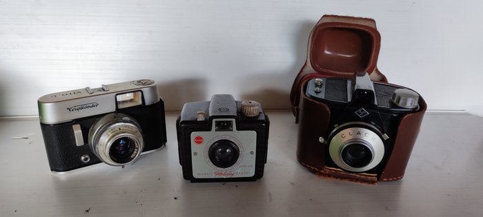 Agfa, Kodak, Voigtländer Clack + Vito C + Brownie bakeliet | Αναλογική φωτογραφική μηχανή