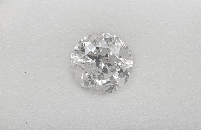 钻石 - 1.04 ct - 圆形 - I1 内含一级, No Reserve Price