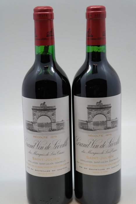1979 Chateau Leoville-Las Cases - Saint-Julien 2ème Grand Cru Classé - 2 Bottles (0.75L)