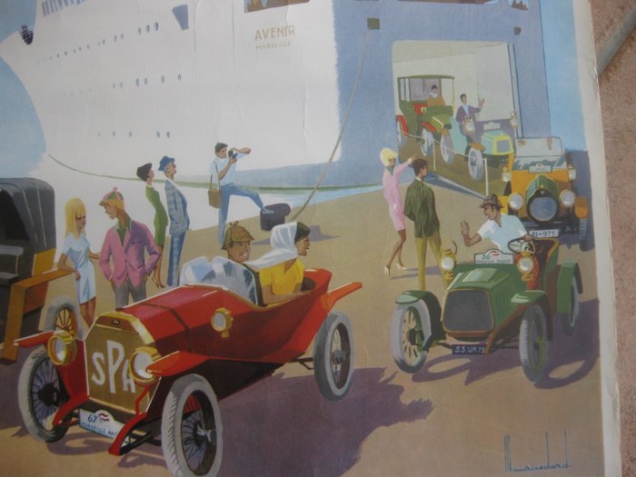 Maurice Dard - coupe internationale des musées de l automobile   -Cie mixte de Navigation 1967 - anii `60