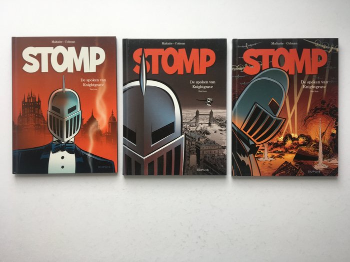 Stomp 1 t/m 3 - Complete serie - 3 Album - Ensipainos - 2014/2019
