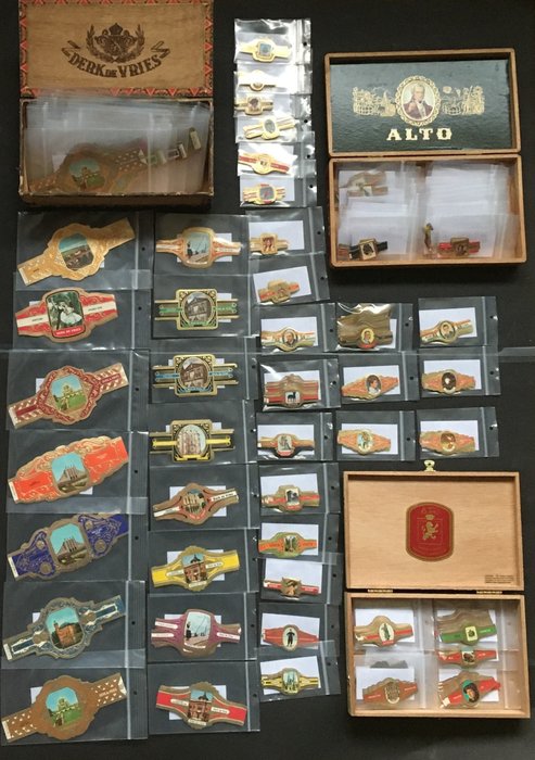 Thematische Sammlung - Zigarrenringe - Mooie verzameling bandjes