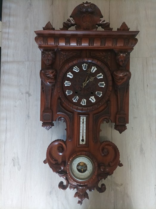 Orologio da parete - Legno - 1850-1900