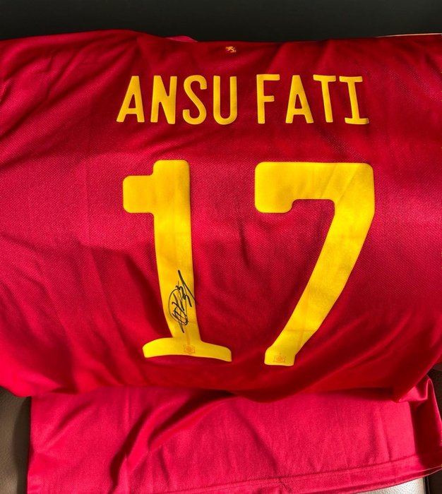 Spain - Spanische Fußball-Liga - Ansu Fati - Football jersey 