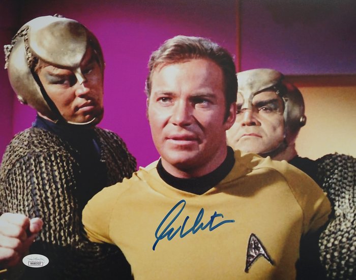 Star Trek: The Original Series - Classic TV - William Shatner (Captain James T. Kirk) - Autograph, Photo With COA of JSA