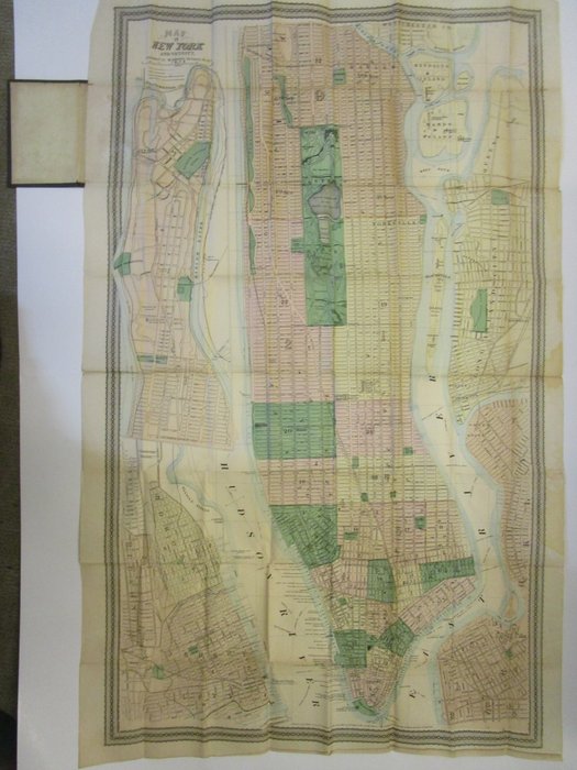 M. Dripps - Map of New York and Vicinity - 1875